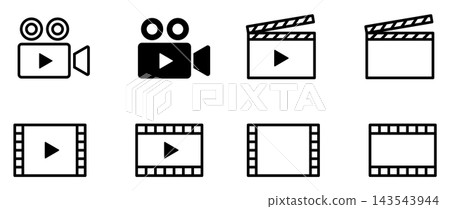 影片/電影/影像圖示集 影片/電影/影像圖示集 143543944