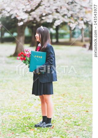 高中女生 畢業生 畢業 143543977