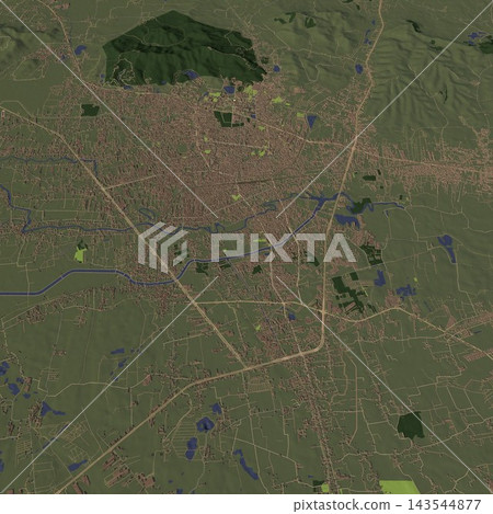 3D illustration of city and urban in Hat Yai Thailand 3D illustration of city and urban in Hat Yai Thailand 143544877