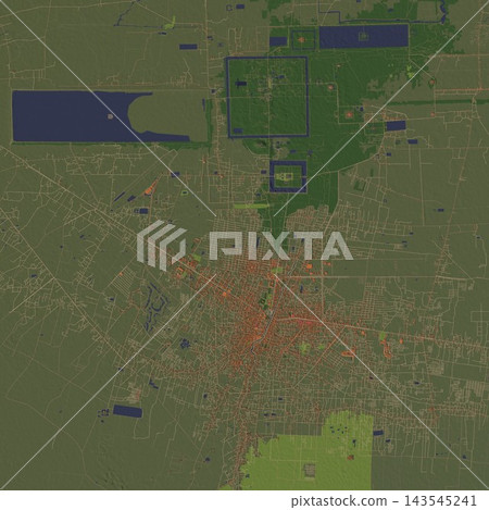 3D illustration of city and urban in Siem Reap Cambodia 3D illustration of city and urban in Siem Reap Cambodia 143545241