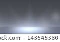 Gray gradient studio background template with spotlight lighting in center for product presentation, advertising banners, product mockup, showcase and display. 143545380