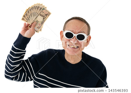 富有的老年男性 143546393