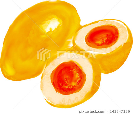 Illustration of a boiled egg in oden Illustration of a boiled egg in oden 143547339
