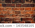 Weathered Red Brick Wall Texture Background. 143548105