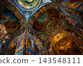 Interior of Church of the Savior on Blood, Saint Petersburg, Russia. 143548111