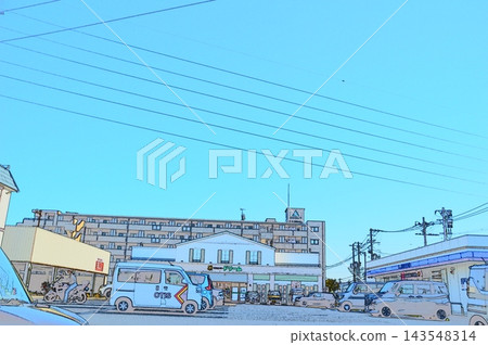 Skyline of a sunny day 143548314