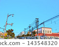 輸電線路和購物中心 143548320