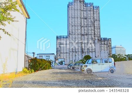 在建建築和停車場 在建建築和停車場 143548328