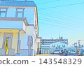 住宅區的商店 143548329