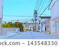 居民區電線桿的景象 143548330