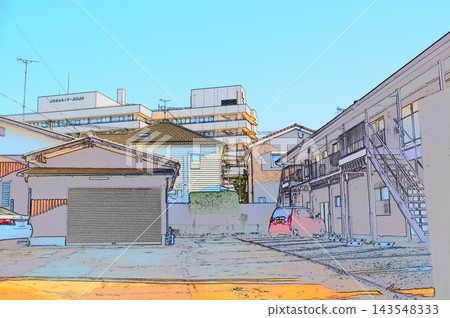 位於住宅區的公寓 位於住宅區的公寓 143548333