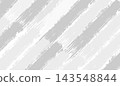 Abstract gray and white brush stroke background with diagonal paint textures 143548844