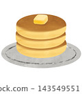 hot cake on a plate 143549551