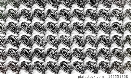 Monochrome glossy liquid-like wave pattern background Monochrome glossy liquid-like wave pattern background 143551868