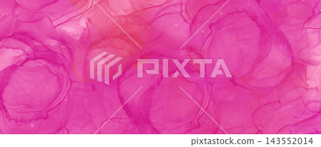 A vibrant, fluid, abstract background illustration with a lively alcohol-ink-like style, where overlapping, round, bleeding pink smudges create depth. A vibrant, fluid, abstract background illustration with a lively alcohol-ink-like style, where overlapping, round, bleeding pink smudges create depth. 143552014