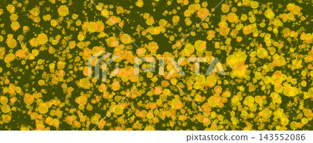 A deep yellow-green and golden background with scattered large and small particles creates a luxurious glitter-like shimmer and granular texture in this abstract design. A deep yellow-green and golden background with scattered large and small particles creates a luxurious glitter-like shimmer and granular texture in this abstract design. 143552086