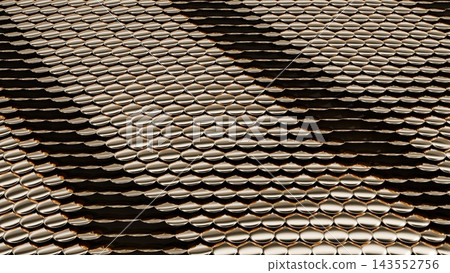 Champagne gold metallic sequins against a luxurious background. Champagne gold metallic sequins against a luxurious background. 143552756