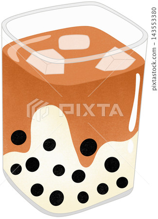thai milk bubble tea thai milk bubble tea 143553380
