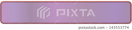 A horizontal, rounded-corner frame combining a purple gradient with a pink textured border; ideal for game UI and text boxes. 143553774