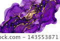Luxurious Abstract Fluid Art Element Isolated Background for Alpha Transparency Overlay 143553871