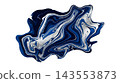 Luxurious Abstract Fluid Art Element Isolated Background for Alpha Transparency Overlay 143553873