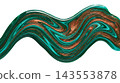 Luxurious Abstract Fluid Art Element Isolated Background for Alpha Transparency Overlay 143553878