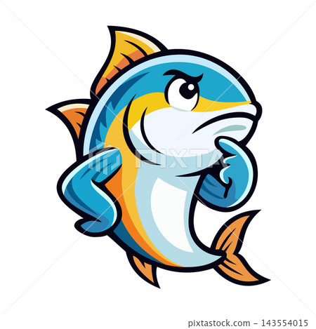 cartoon tuna fish mascot logo cartoon tuna fish mascot logo 143554015