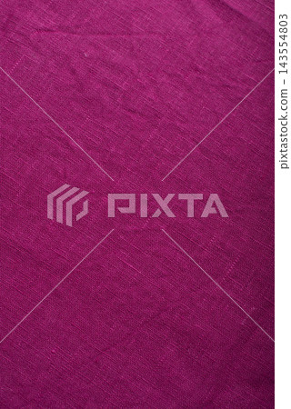Fuchsia Pink Washed Linen Fabric Surface Texture Fuchsia Pink Washed Linen Fabric Surface Texture 143554803