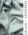 Draped Mint Green Linen Fabric Macro Texture Close Up 143554832