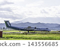 Sendai Airport in autumn: Airplane taxiing, from 27 at dusk, Natori City, Miyagi Prefecture. 143556685