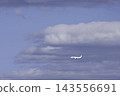 An autumn evening, a plane landing at Sendai Airport, from view #27, Natori City, Miyagi Prefecture. 143556691