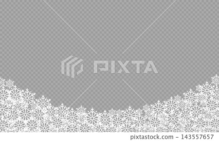 Frosty snowflakes falling on transparent background winter vector snowfall for christmas snow scene. Frosty snowflakes falling on transparent background winter vector snowfall for christmas snow scene. 143557657