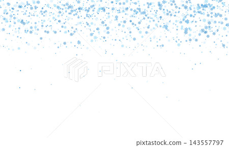 Christmas background. Abstract shining blue snowflake falling on white background Christmas background. Abstract shining blue snowflake falling on white background 143557797