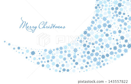 Christmas background. Abstract shining blue snowflake falling on white background Christmas background. Abstract shining blue snowflake falling on white background 143557822