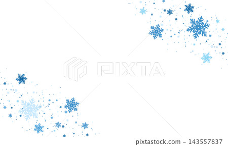 Christmas background. Abstract shining blue snowflake falling on white background Christmas background. Abstract shining blue snowflake falling on white background 143557837