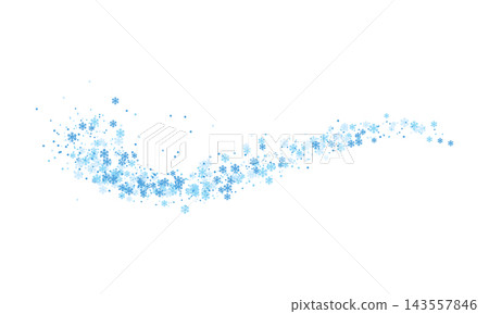 Christmas background. Abstract shining blue snowflake falling on white background Christmas background. Abstract shining blue snowflake falling on white background 143557846