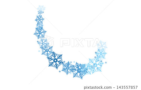 Christmas background. Abstract shining blue snowflake falling on white background Christmas background. Abstract shining blue snowflake falling on white background 143557857