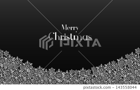 Elegant christmas background with silver snowflakes. Merry christmas festival decorative snowflakes confetti background Elegant christmas background with silver snowflakes. Merry christmas festival decorative snowflakes confetti background 143558044
