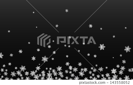 Elegant christmas background with silver snowflakes. Merry christmas festival decorative snowflakes confetti background Elegant christmas background with silver snowflakes. Merry christmas festival decorative snowflakes confetti background 143558052