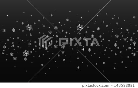 Elegant christmas background with silver snowflakes. Merry christmas festival decorative snowflakes confetti background Elegant christmas background with silver snowflakes. Merry christmas festival decorative snowflakes confetti background 143558081