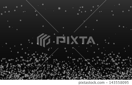 Elegant christmas background with silver snowflakes. Merry christmas festival decorative snowflakes confetti background Elegant christmas background with silver snowflakes. Merry christmas festival decorative snowflakes confetti background 143558095
