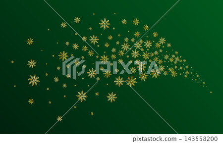 Holiday christmas decorative snowflakes banner design. Merry christmas festival green snowflakes flowing background design vector Holiday christmas decorative snowflakes banner design. Merry christmas festival green snowflakes flowing background design vector 143558200