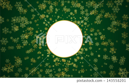 Holiday christmas decorative snowflakes banner design. Merry christmas festival green snowflakes flowing background design vector Holiday christmas decorative snowflakes banner design. Merry christmas festival green snowflakes flowing background design vector 143558201