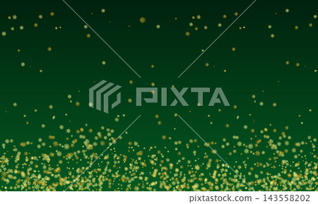 Holiday christmas decorative snowflakes banner design. Merry christmas festival green snowflakes flowing background design vector Holiday christmas decorative snowflakes banner design. Merry christmas festival green snowflakes flowing background design vector 143558202