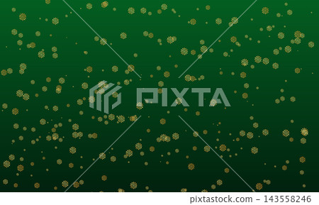 Holiday christmas decorative snowflakes banner design. Merry christmas festival green snowflakes flowing background design vector Holiday christmas decorative snowflakes banner design. Merry christmas festival green snowflakes flowing background design vector 143558246