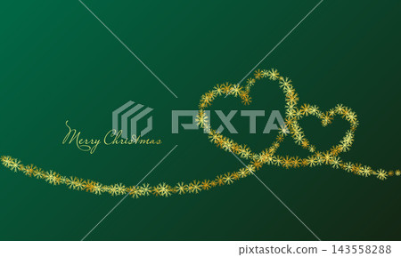 Holiday christmas decorative snowflakes banner design. Merry christmas festival green snowflakes flowing background design vector Holiday christmas decorative snowflakes banner design. Merry christmas festival green snowflakes flowing background design vector 143558288