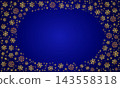 Merry christmas elegant snowflakes banner 143558318