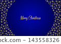 Merry christmas elegant snowflakes banner 143558326