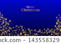 Merry christmas elegant snowflakes banner 143558329