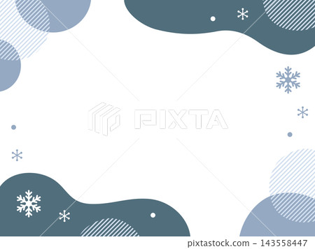雪花冬日框架 雪花冬日框架 143558447